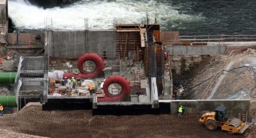 Jordanelle Reservoir Dam Hydroelectric power plant